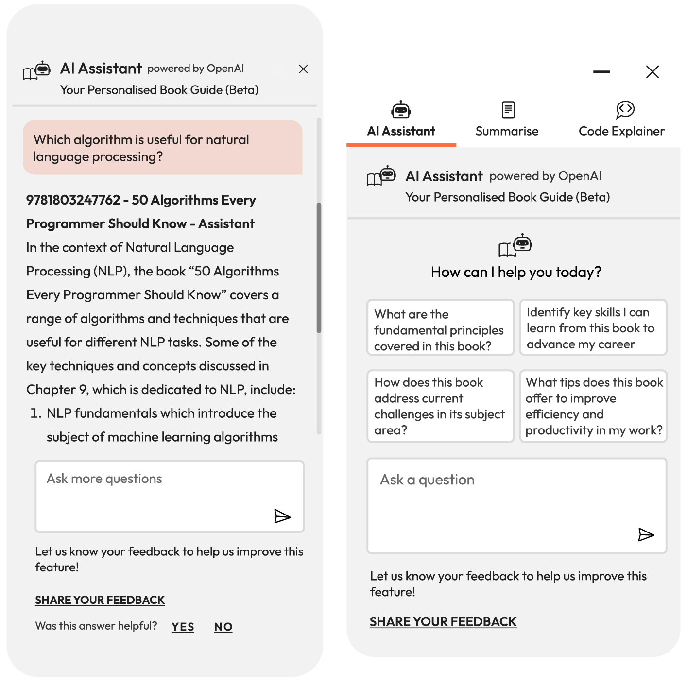 AI Assistant preview