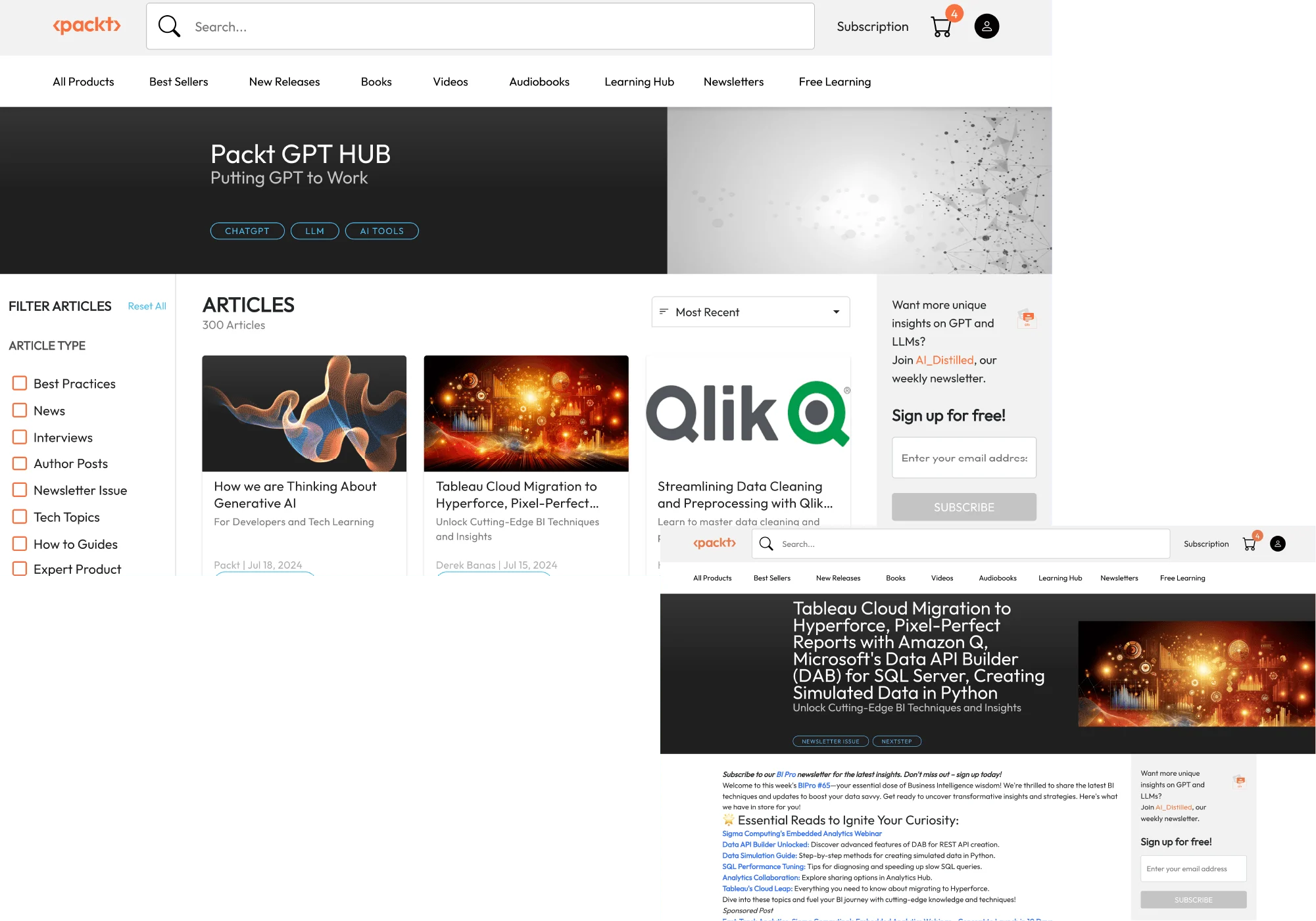 Course Learning Hub preview